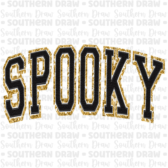 SPOOKY Patch letters