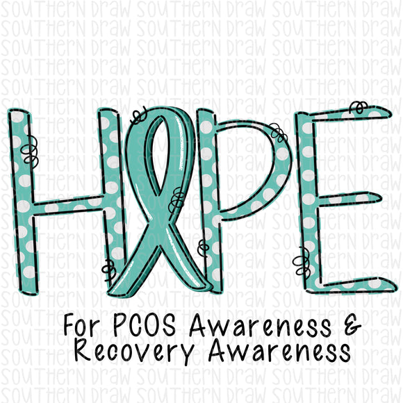 Hope Teal- PCOS or Recovery