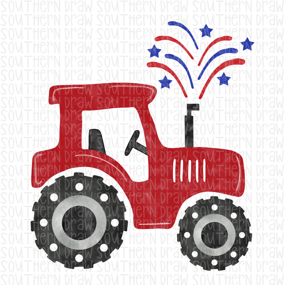 Patriotic Tractor