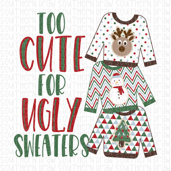 Too cute for ugly sweaters