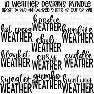 Weather sayings bundle