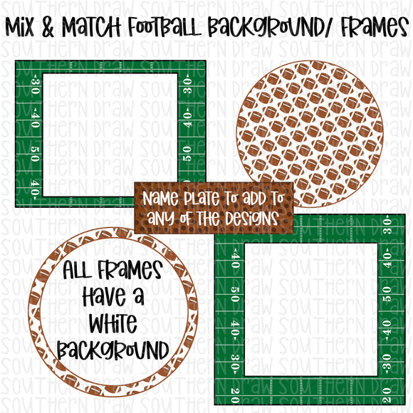 Football Frames Bundle