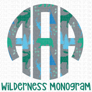 Wilderness Monogram