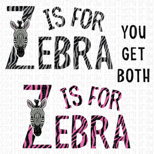 G is for Zebra Bundle