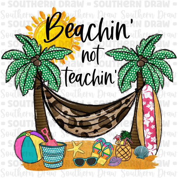 Beachin' not teachin'