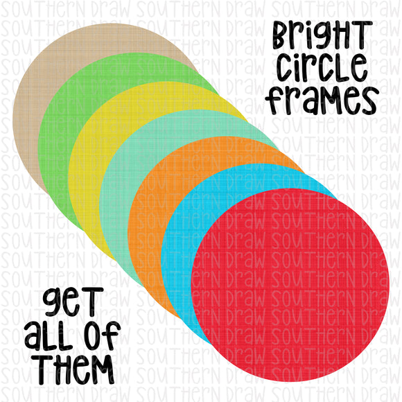 Bright Circle Frames