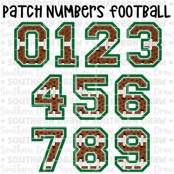 Football Patch Number Bundle