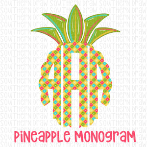 Pineapple Monogram