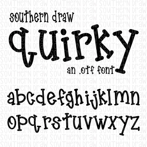 SD Quirky- OTF Font