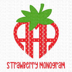 Strawberry Monogram