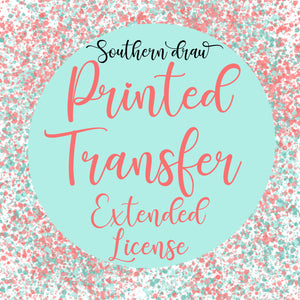 Printed Transfer License