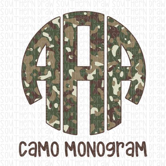 Camo Monogram