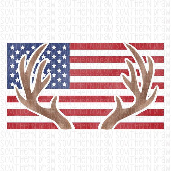 American Flag Deer