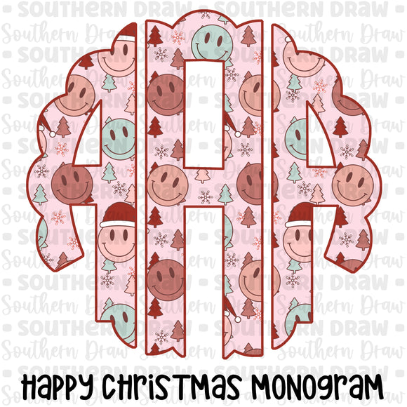 Happy Christmas Monogram