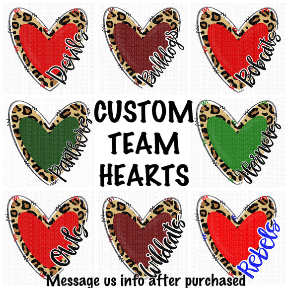 Custom Team Heart