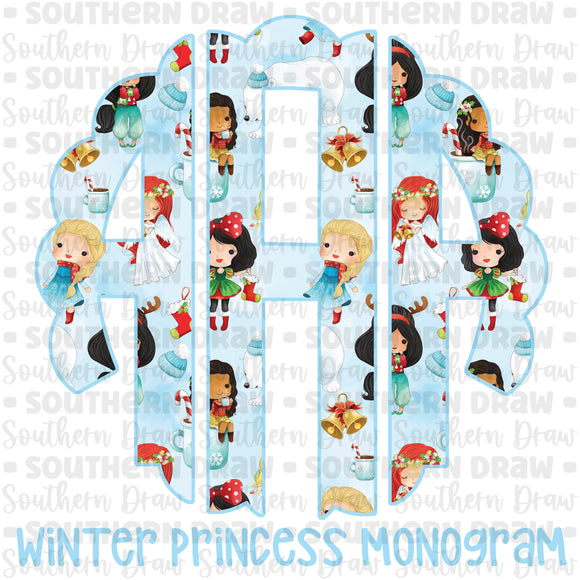 Winter Princesss Monogram