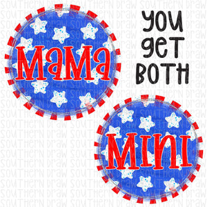 Patriotic Mama & Mini Bundle