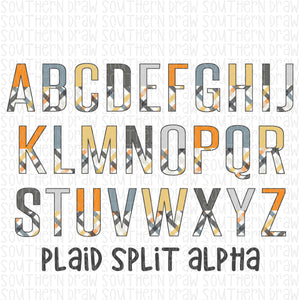 Plaid Split Alpha